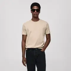 MANGO MAN - Polera 100% Algodón Slim Fit Hombre