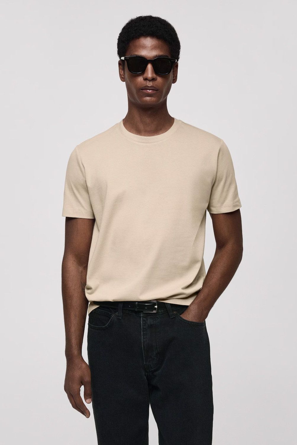 MANGO MAN - Polera 100% Algodón Slim Fit Hombre Mango Man