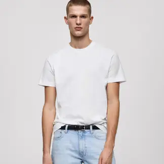 MANGO MAN - Polera 100% Algodón Slim Fit Hombre