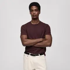 MANGO MAN - Polera 100% Algodón Slim Fit Hombre