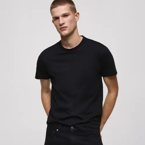 MANGO MAN - Polera 100% Algodón Slim Fit Hombre