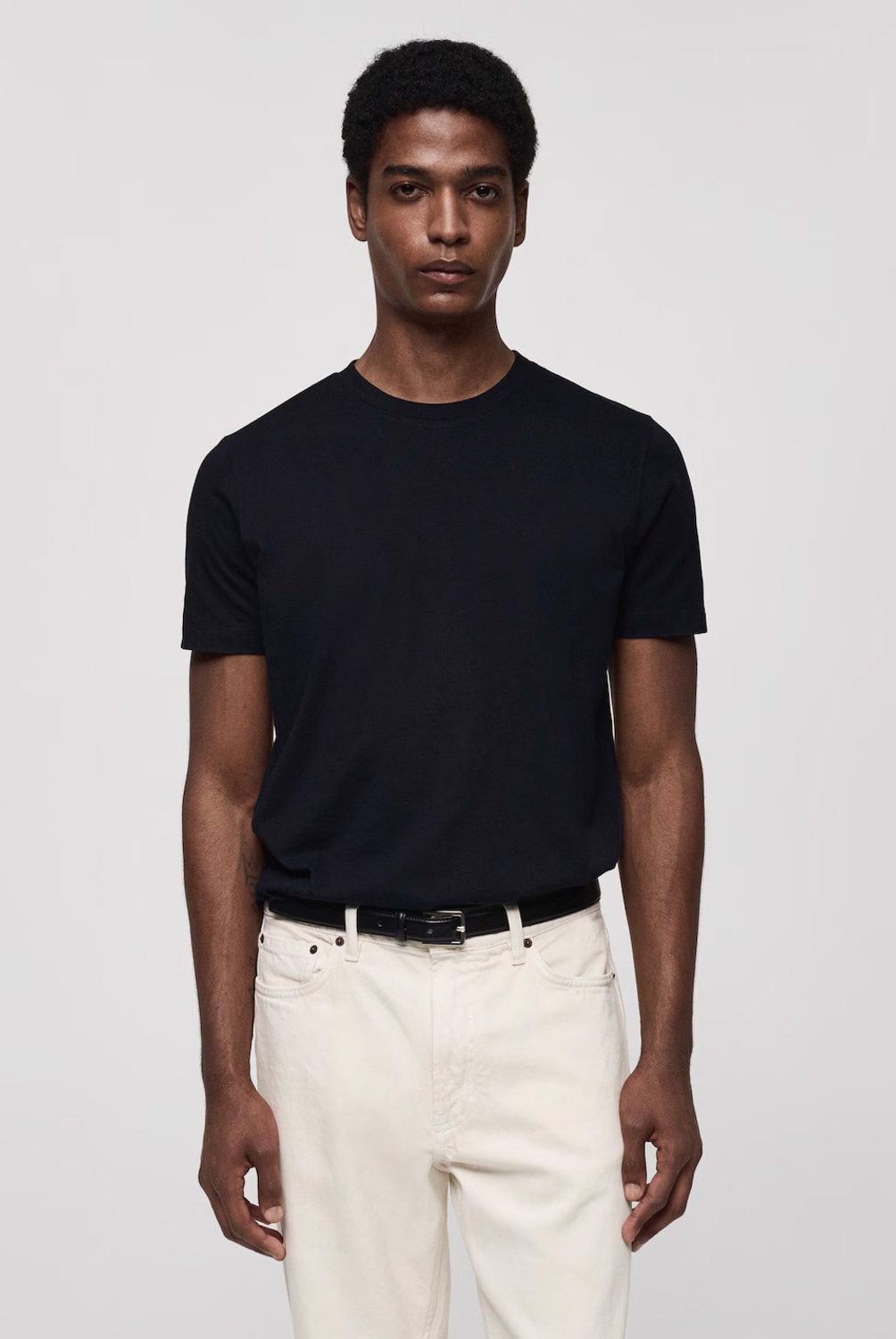 MANGO MAN - Polera 100% Algodón Slim Fit Hombre Mango Man