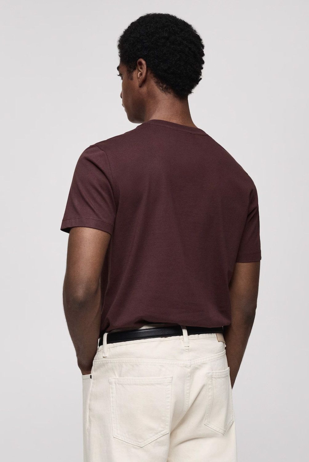 MANGO MAN - Polera 100% Algodón Slim Fit Hombre Mango Man