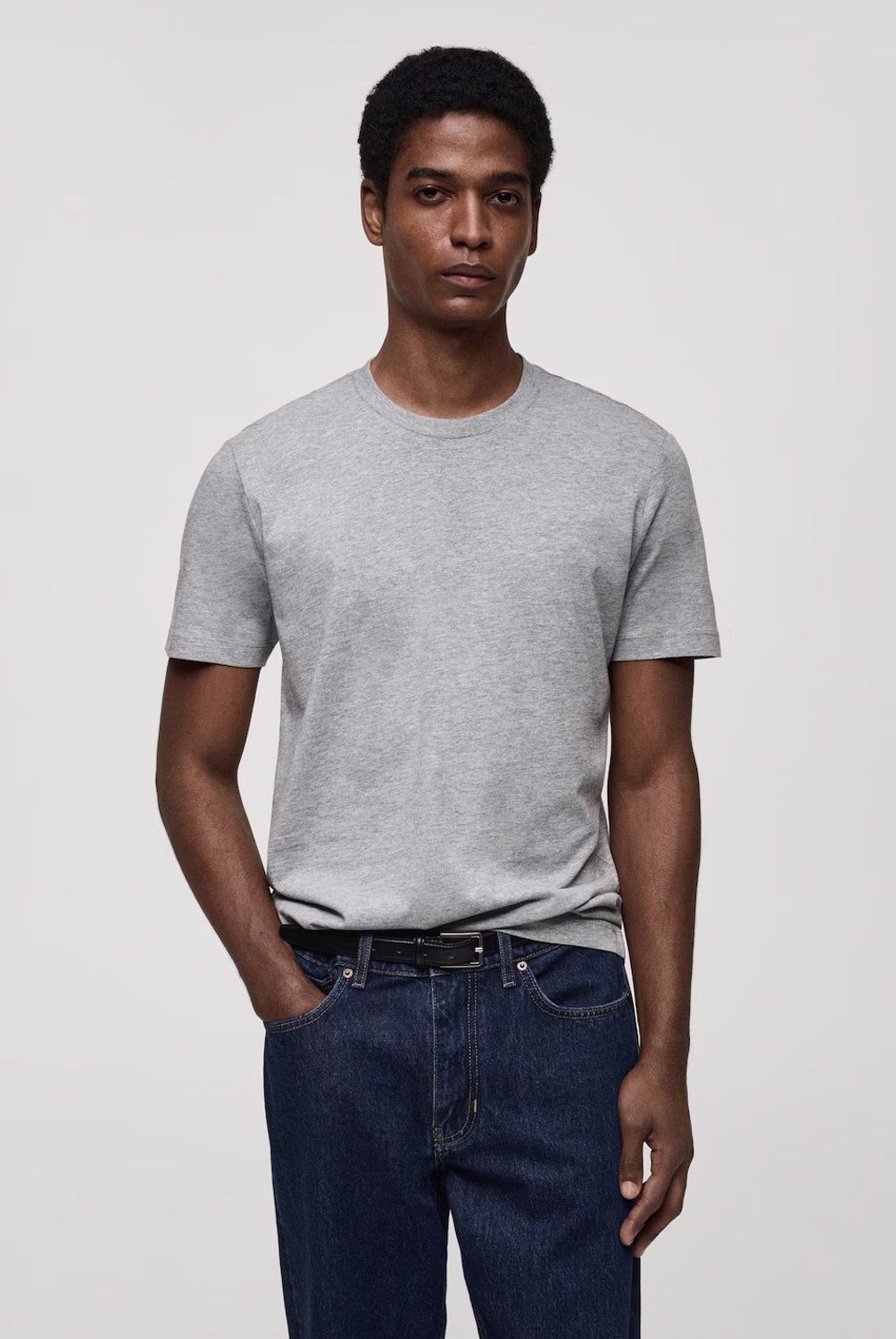 MANGO MAN - Polera 100% Algodón Slim Fit Hombre Mango Man