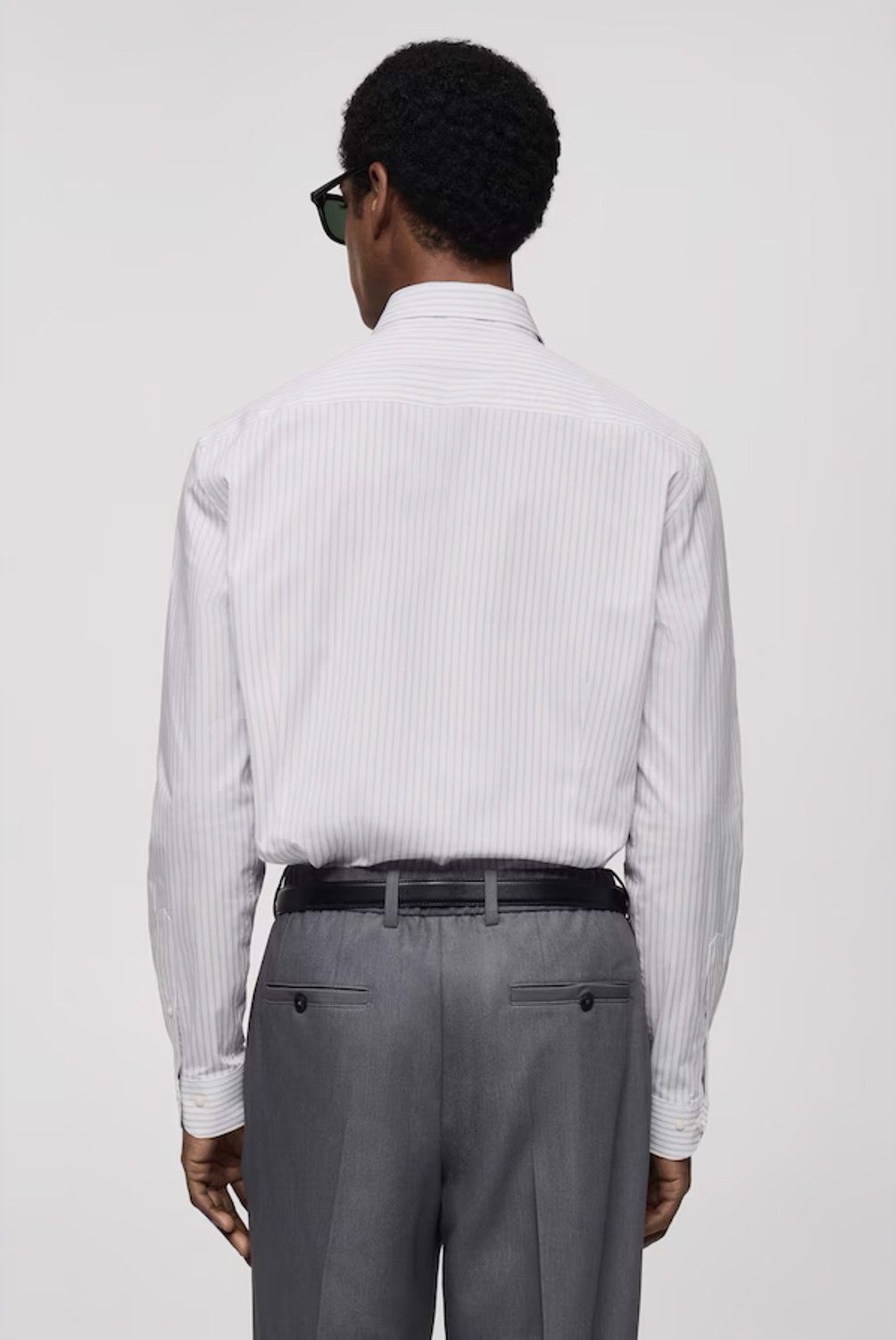 MANGO MAN - Camisa Rayas Regular Fit Algodón Hombre Mango Man