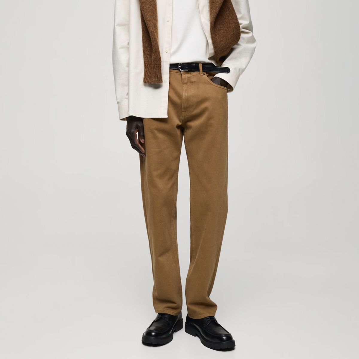 MANGO MAN - Jeans Algodón Straight Fit Hombre Mango Man