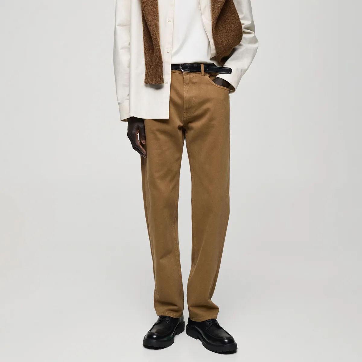 MANGO MAN - Jeans Algodón Straight Fit Hombre Mango Man
