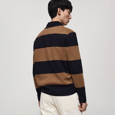 Imagen 2 del producto Sweater Polo Diseño Rayas Hombre