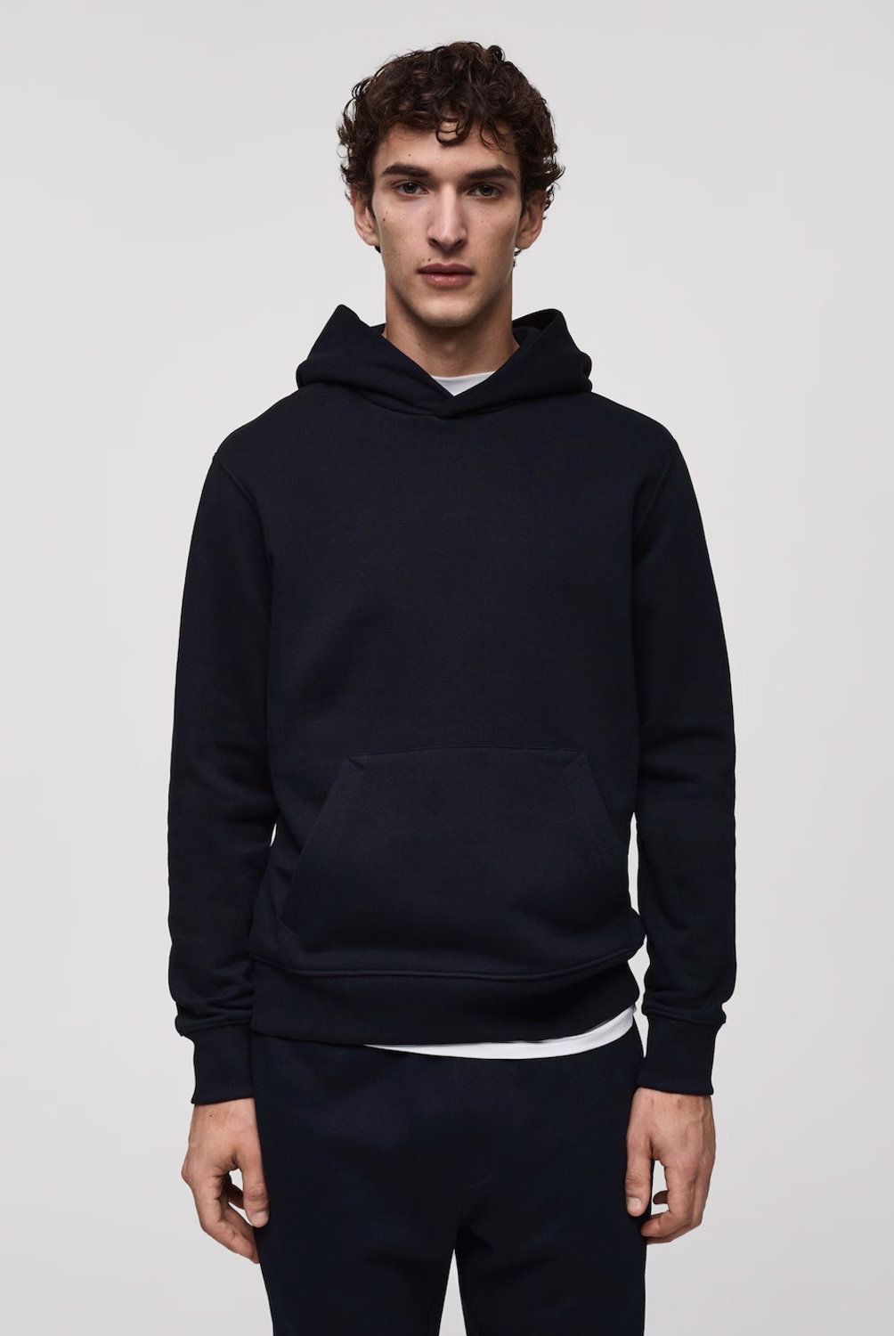 MANGO MAN - Polerón Algodón Capucha Regular Fit Hombre Mango Man
