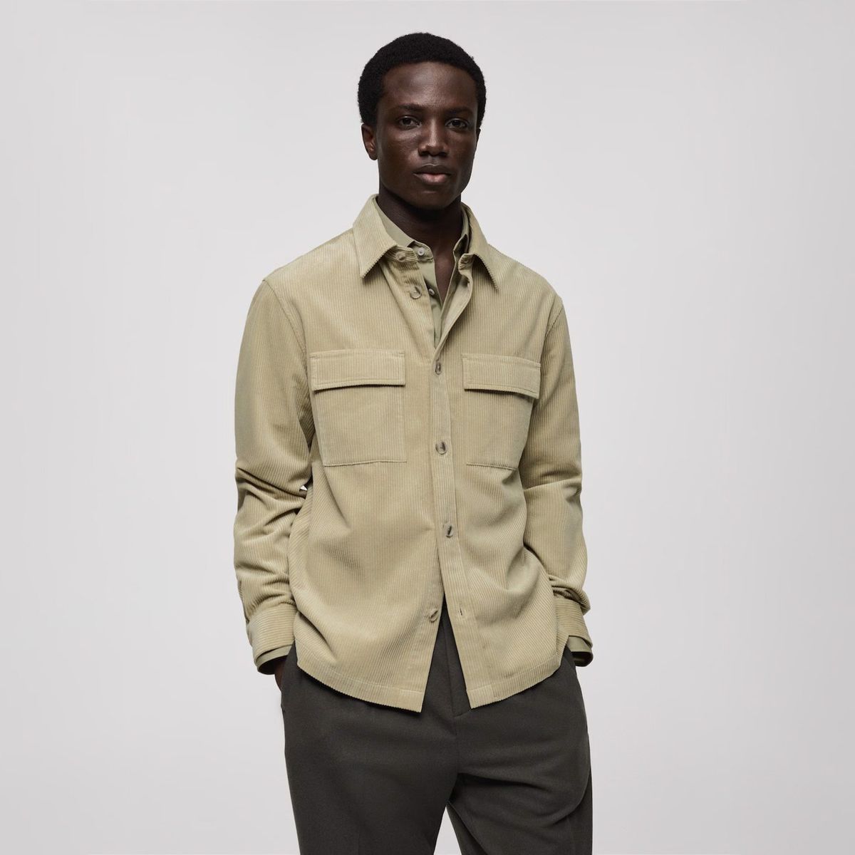 MANGO MAN - Trench Algodón Impermeable Hombre Mango Man