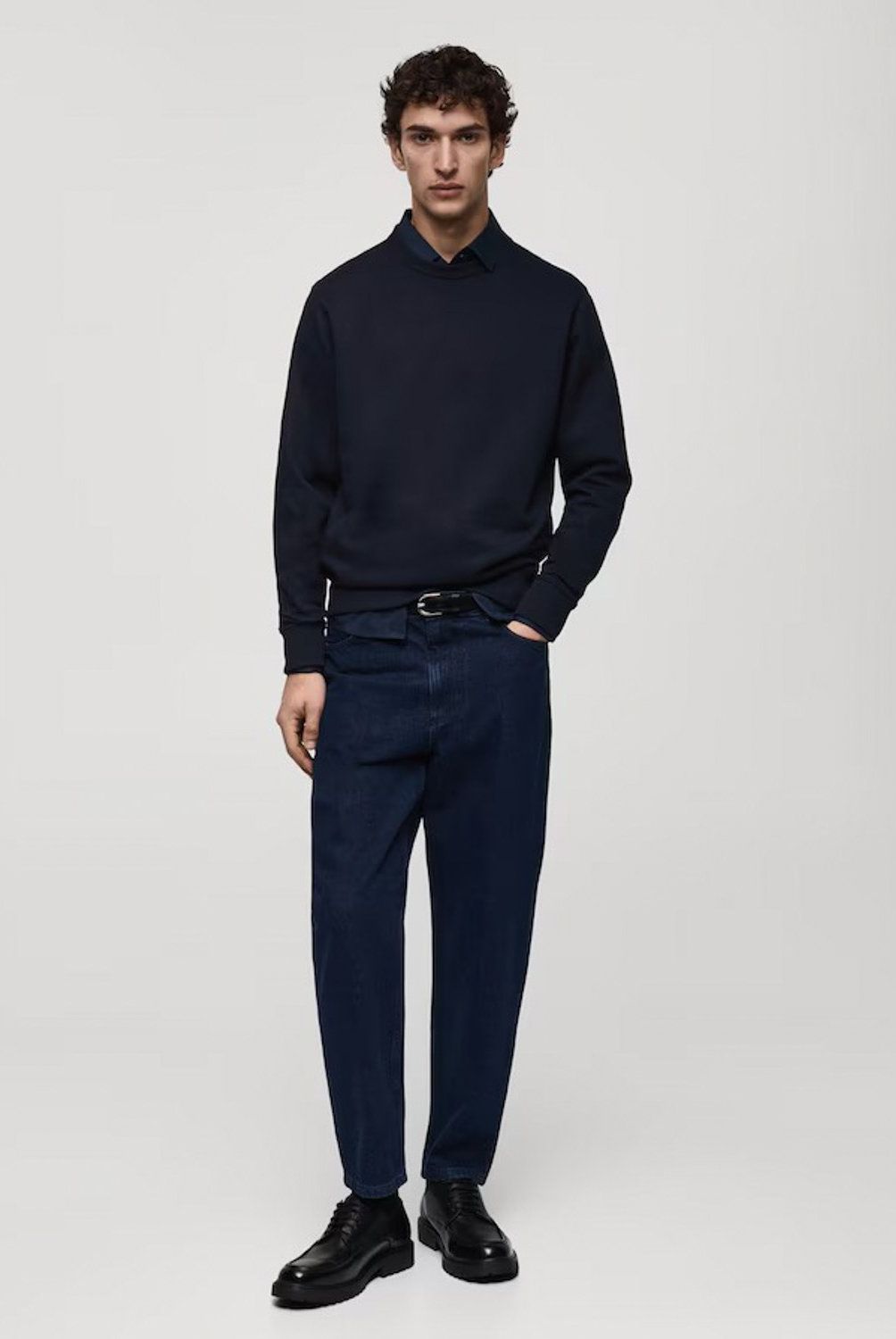MANGO MAN - Polerón Algodón Regular Fit Hombre Mango Man