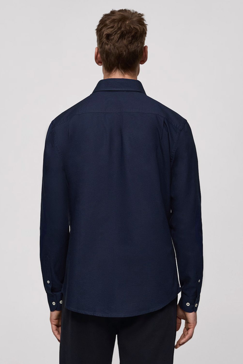 MANGO MAN - Camisa 100% Algodón Tejido Oxford Hombre Mango Man