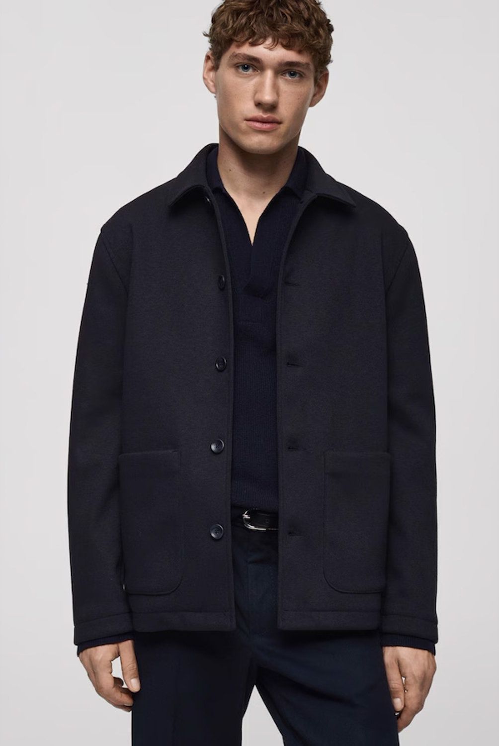 MANGO MAN - Chaqueta Bolsillos Regular Fit Hombre Mango Man