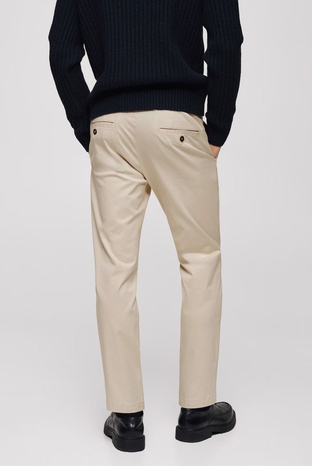 MANGO MAN - Pantalón Algodón Tapered Fit Hombre Mango Man