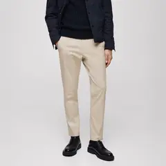 MANGO MAN - Pantalón Algodón Tapered Fit Hombre