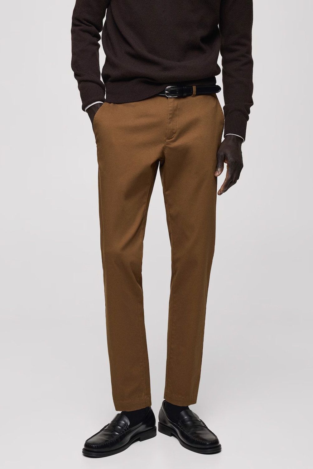 MANGO MAN - Pantalón Algodón Tapered Fit Hombre Mango Man