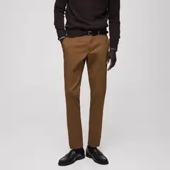 MANGO MAN - Pantalón Algodón Tapered Fit Hombre