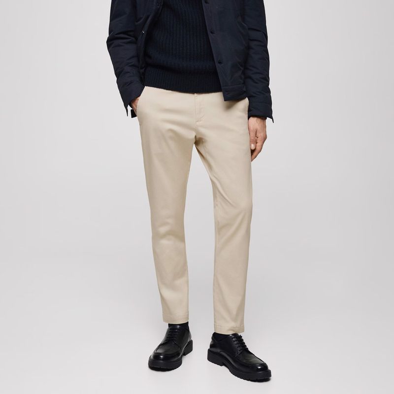 MANGO MAN - Pantalón Prato Regular Fit Hombre Mango Man