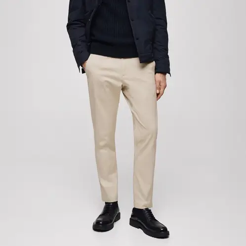 MANGO MAN - Pantalón Prato Regular Fit Hombre