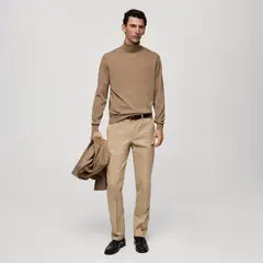 MANGO MAN - Pantalón Algodón Regular Fit Hombre