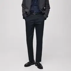 MANGO MAN - Pantalón Algodón Regular Fit Hombre