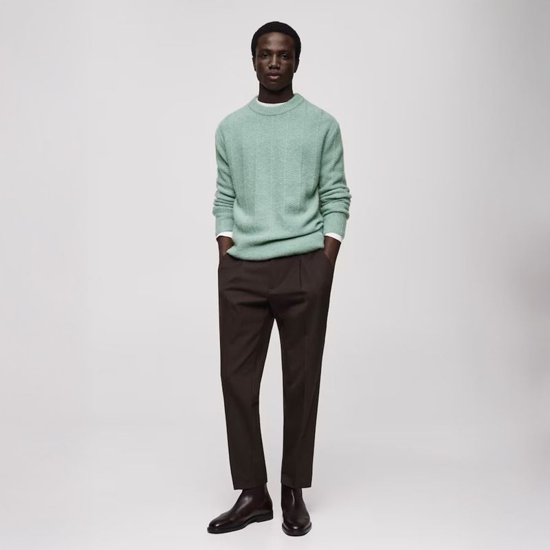 MANGO MAN - Sweater Iacopo Punto Estructura Hombre Mango Man