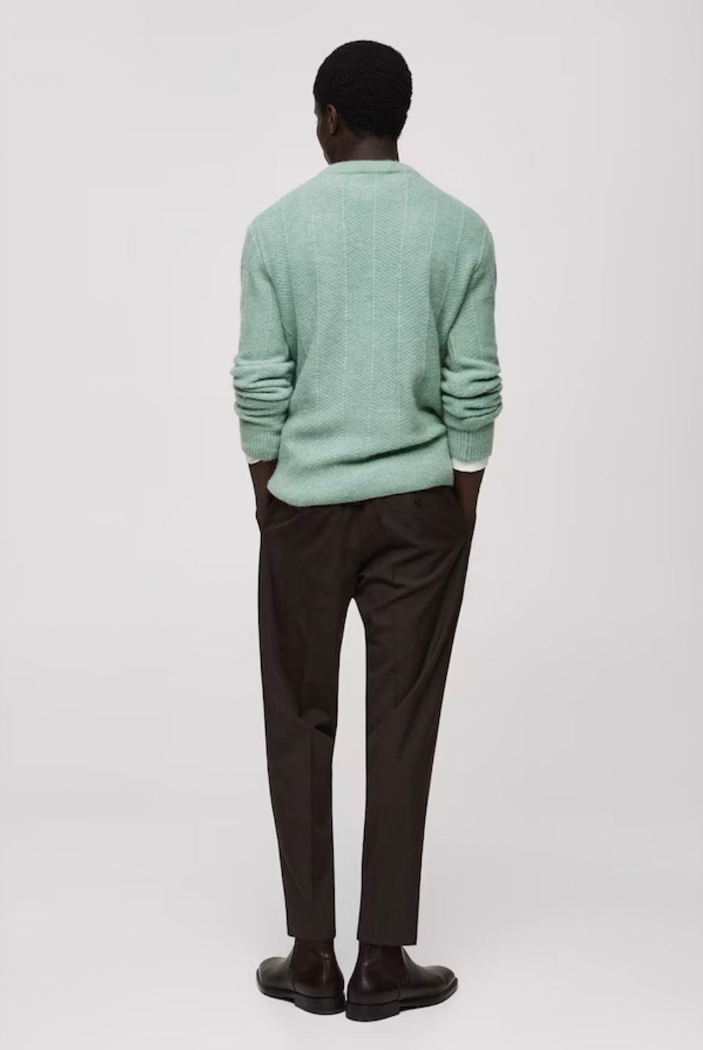 MANGO MAN - Sweater Punto Estructura Hombre Mango Man