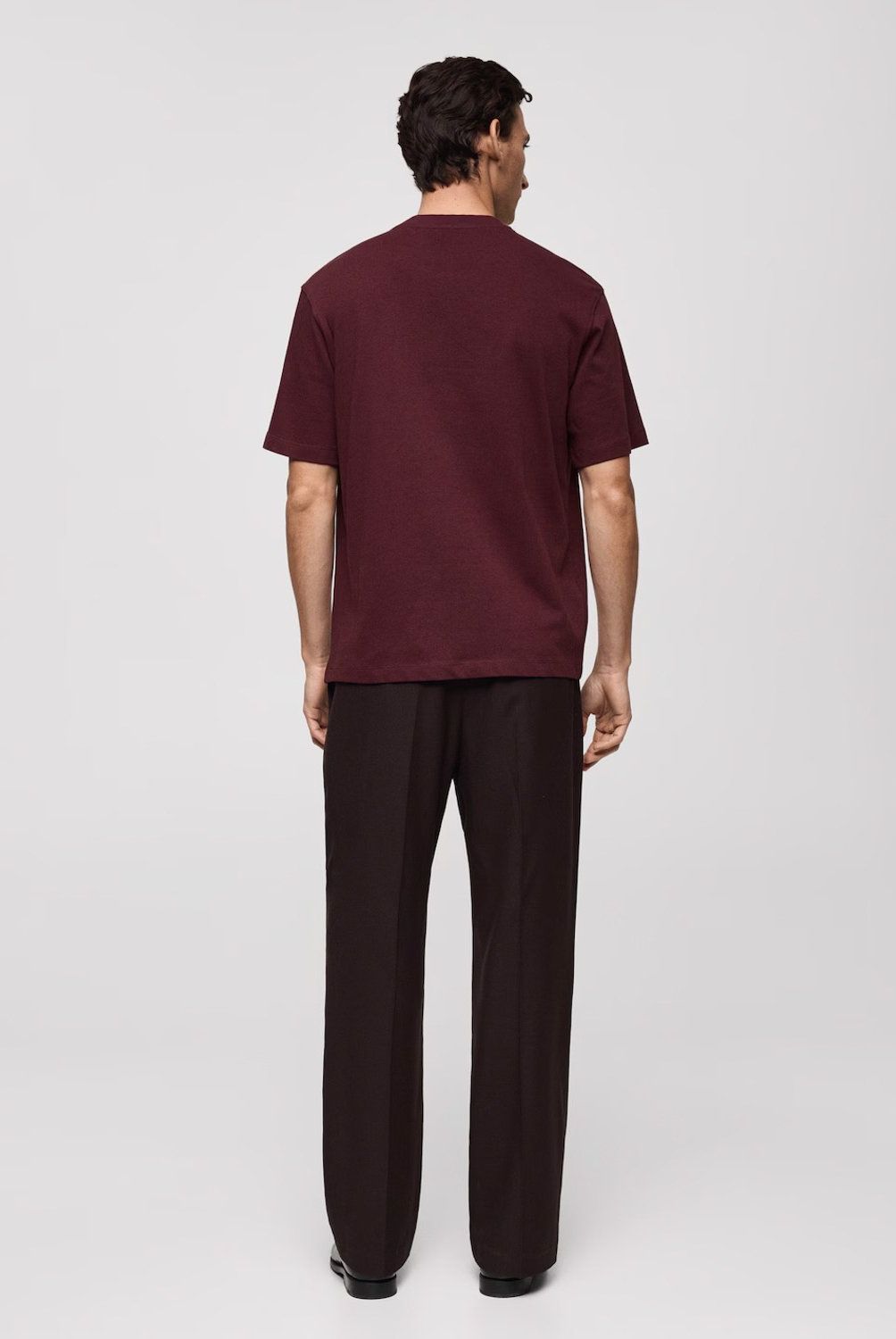 MANGO MAN - Polera 100% Algodón Relaxed Fit Hombre Mango Man