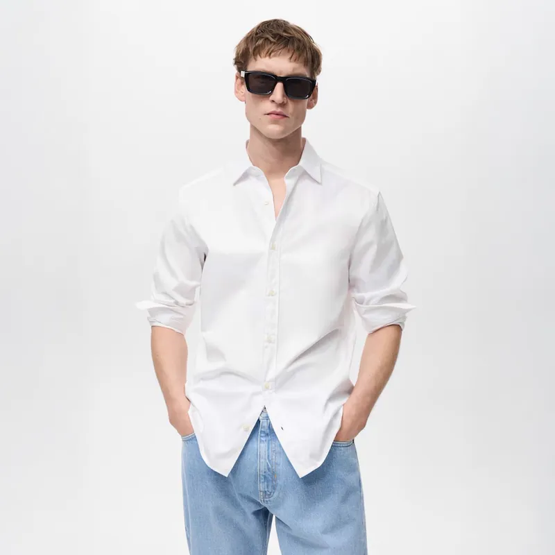 MANGO MAN - Camisa Cesare 100% Algodón Regular Fit Hombre Mango Man