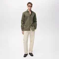 MANGO MAN - Camisa Cesare 100% Algodón Regular Fit Hombre