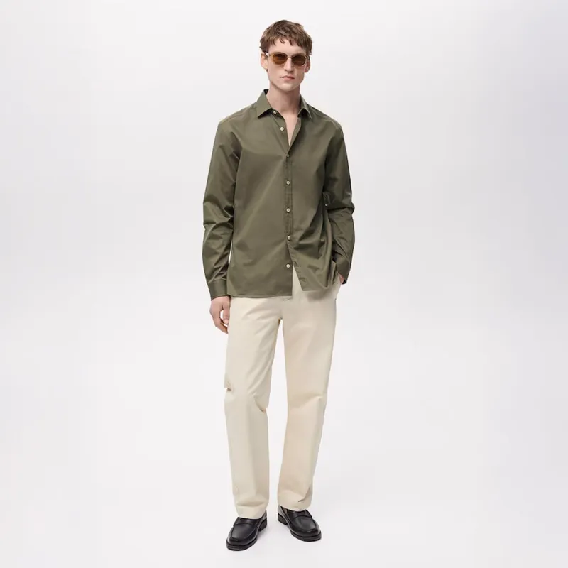 MANGO MAN - Camisa Cesare 100% Algodón Regular Fit Hombre Mango Man
