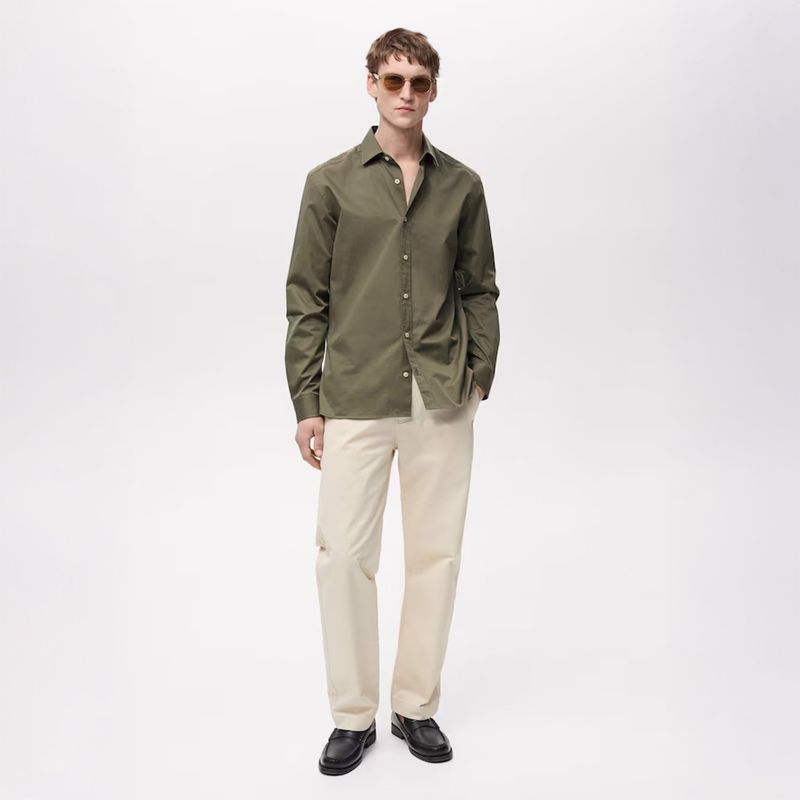 MANGO MAN - Camisa Cesare 100% Algodón Regular Fit Hombre Mango Man
