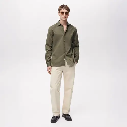 MANGO MAN - Camisa Cesare 100% Algodón Regular Fit Hombre