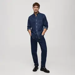 MANGO MAN - Camisa Vaquera Regular Fit Hombre