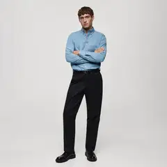 MANGO MAN - Camisa Vaquera Regular Fit Hombre