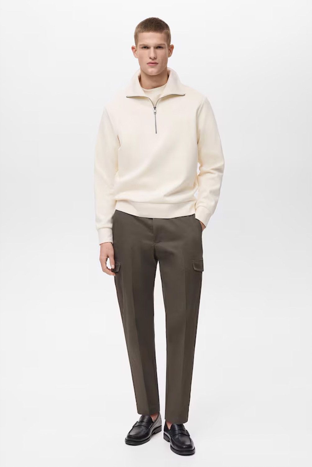 MANGO MAN - Pantalón Cargo Mezcla Algodón Hombre Mango Man