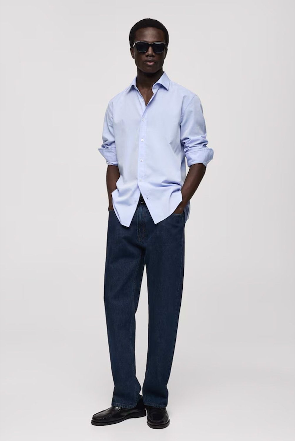 MANGO MAN - Camisa Vitoria 100% Algodón Regular Fit Hombre Mango Man