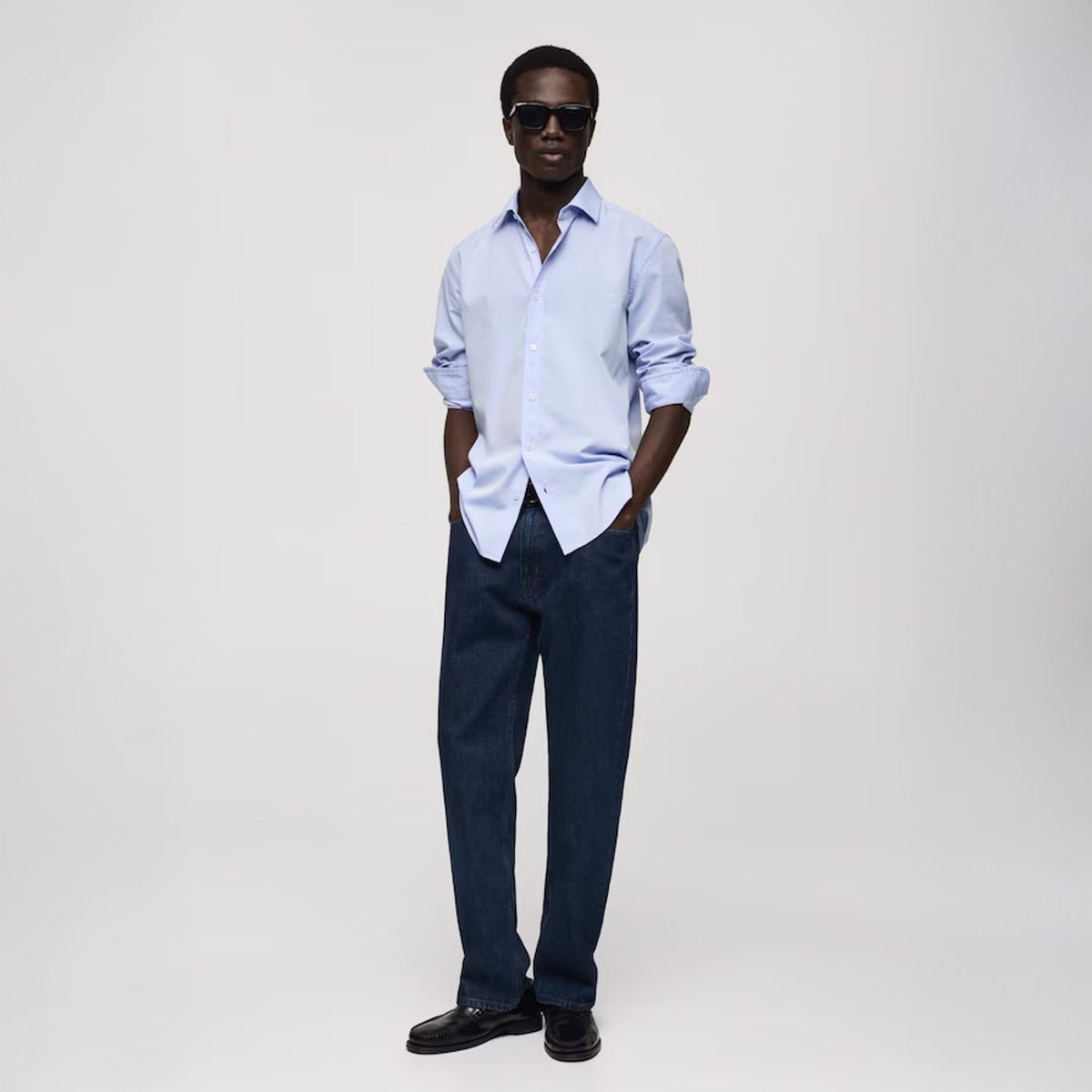 MANGO MAN - Camisa Vitoria 100% Algodón Regular Fit Hombre Mango Man