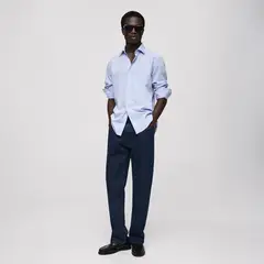 MANGO MAN - Camisa Vitoria 100% Algodón Regular Fit Hombre