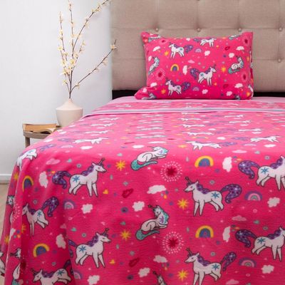 Imagen 2 del producto Juego De Sábanas Infantil Polar Unicornio