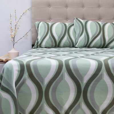 Imagen 2 del producto Juego De Sábanas Polar Estampada Compose 2 Plazas D1