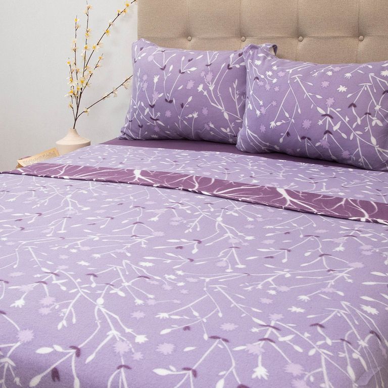 Juego De Sábanas Polar Estampada Compose King D3