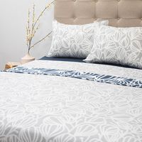 Juego De Sábanas Polar Estampada Compose King D5