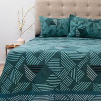 Juego De Sábanas Polar Estampada Compose King D10