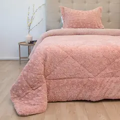 DORAL - Cubrecama Plush Sherpa