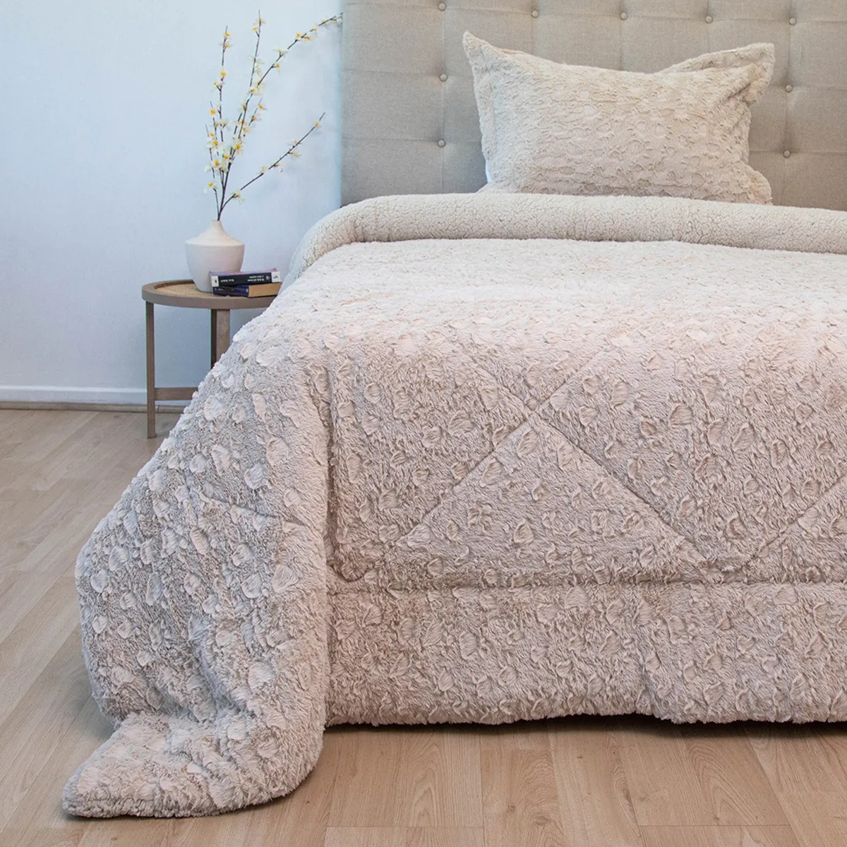 DORAL - Cubrecama Sherpa Plush Deluxe Doral