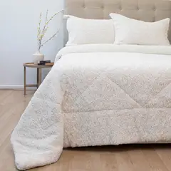 DORAL - Cubrecama Plush Sherpa