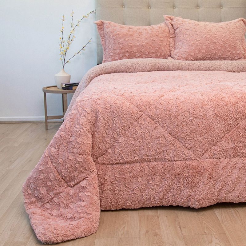 DORAL - Cubrecama Plush Sherpa Doral