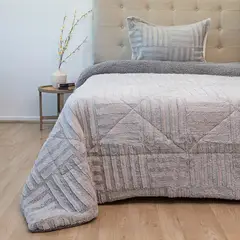 DORAL - Cubrecama Plush Sherpa