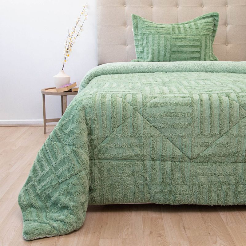 DORAL - Cubrecama Plush Sherpa Doral